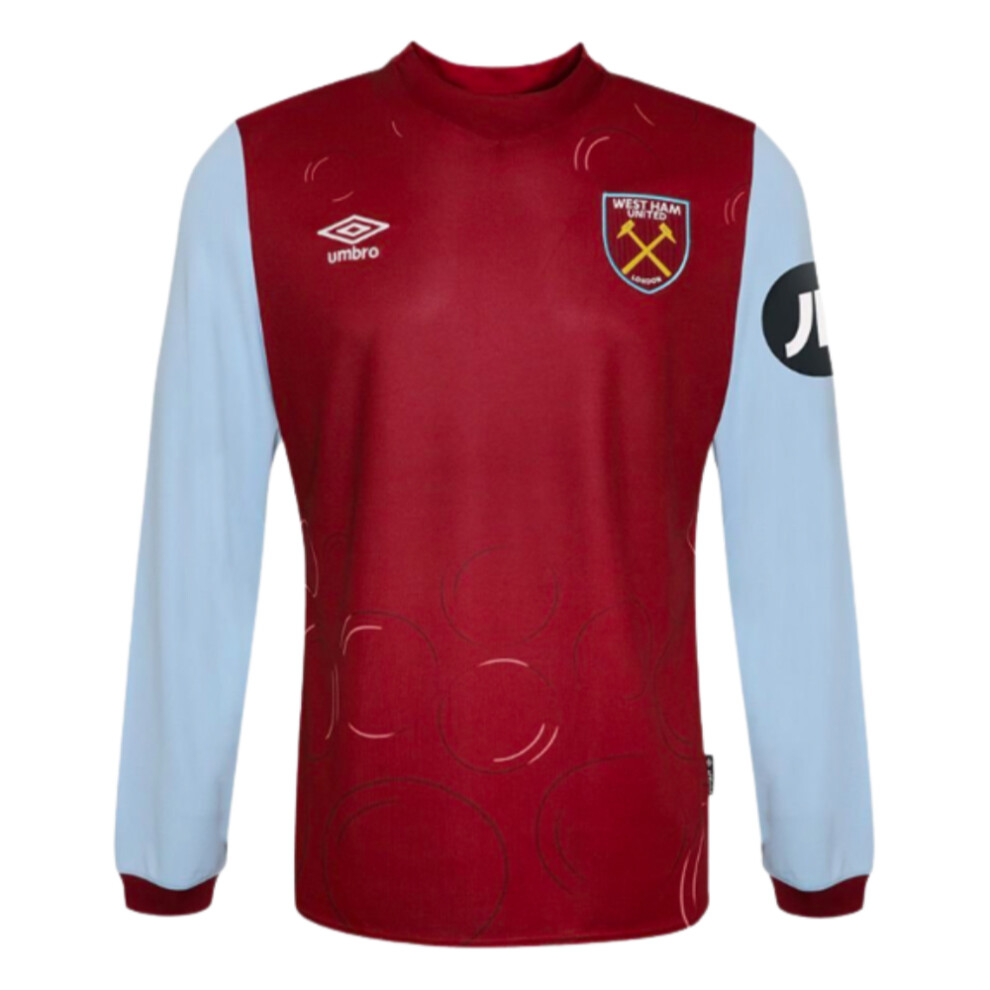 Umbro (Lb) 2023-2024 West Ham Long Sleeve Home Shirt (Kids) Not,Specified