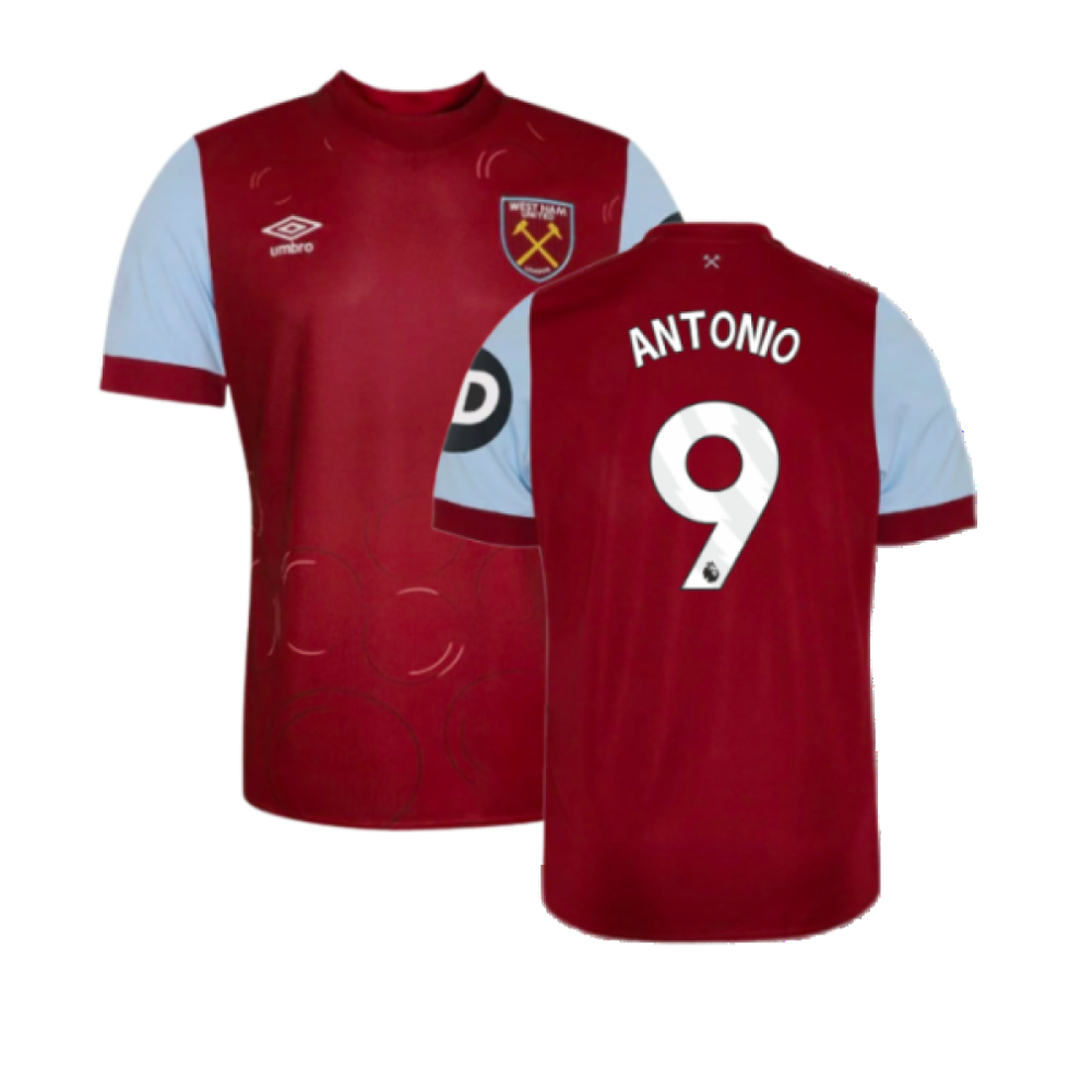 Umbro (Xlb) 2023-2024 West Ham Home Shirt (Kids) (Antonio 9)