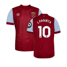 (XLB) 2023-2024 West Ham Home Shirt (Kids) (L PAQUETA 10)