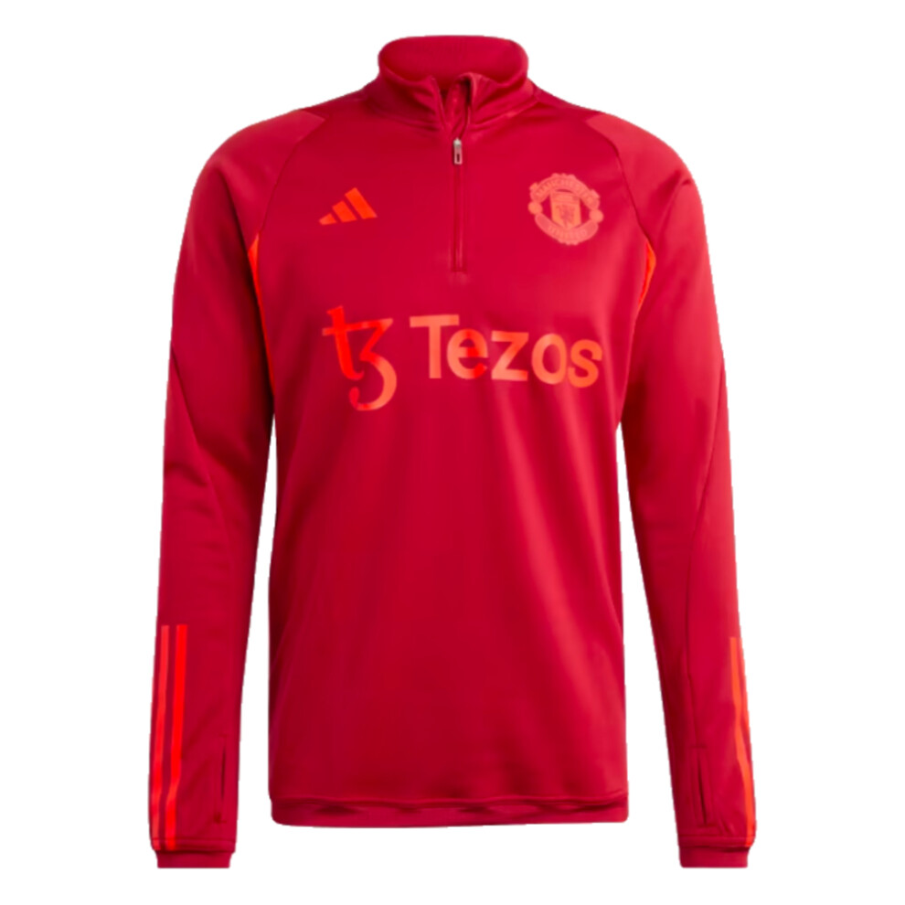 (M) 2023-2024 Man Utd EU Training Top (Burgundy)