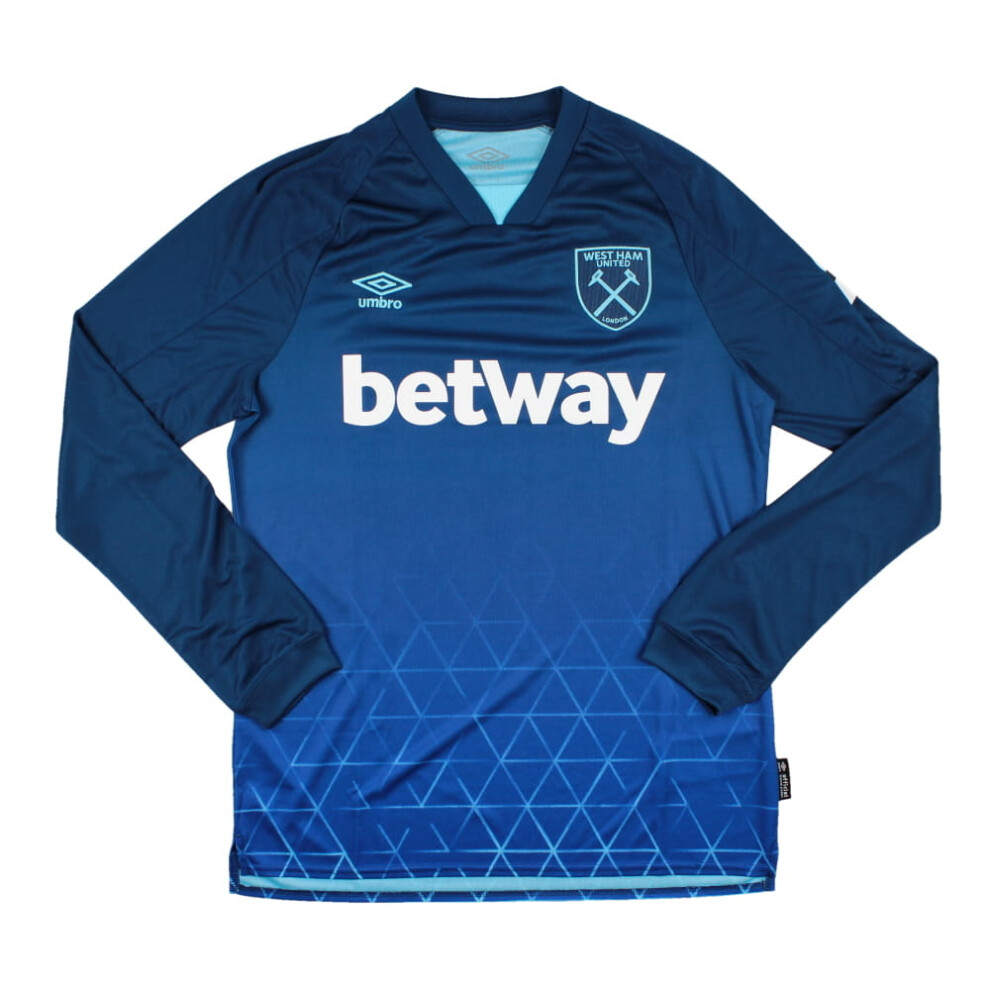 (3XL) 2023-2024 West Ham Long Sleeve Third Shirt