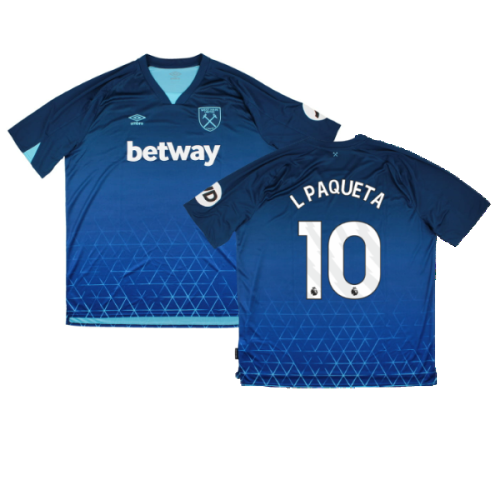 Umbro (S) 2023-2024 West Ham United Third Shirt (L Paqueta 10)