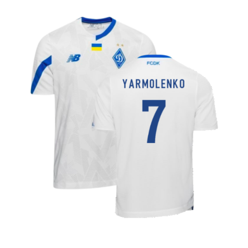 (L) 2023-2024 Dynamo Kiev Home Shirt (Yarmolenko 7)