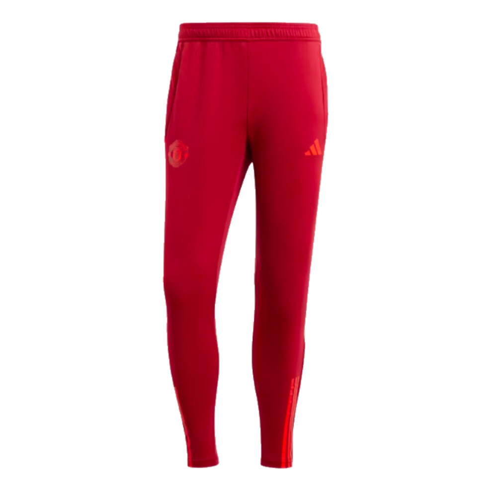 Adidas (Xs) 2023-2024 Man Utd Eu Training Pants (Burgundy) Red
