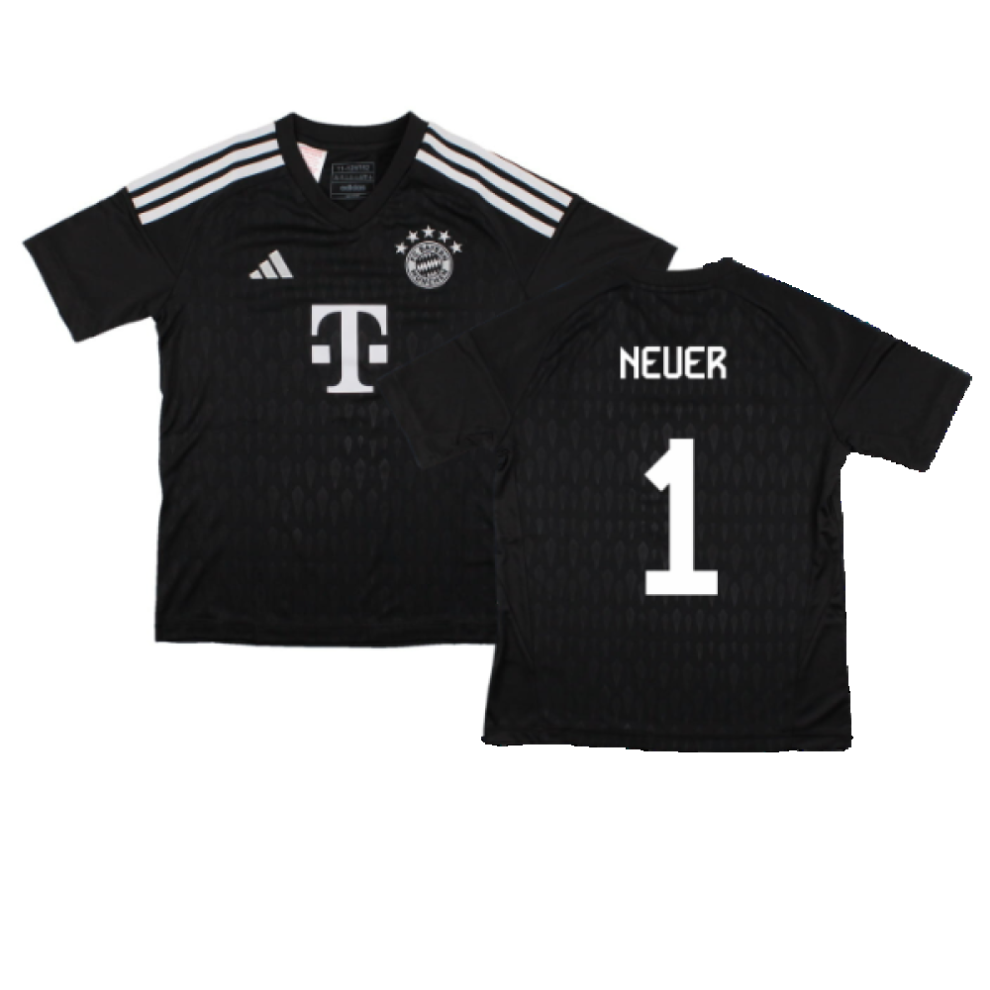 Adidas (Sb) 2023-2024 Bayern Munich Goalkeeper Shirt (Black) - Kids (Neuer 1) Black