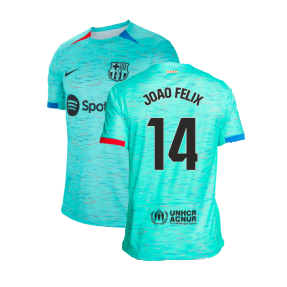 Nike (Xxl) 2023-2024 Barcelona Third Shirt (Joao Felix 14)