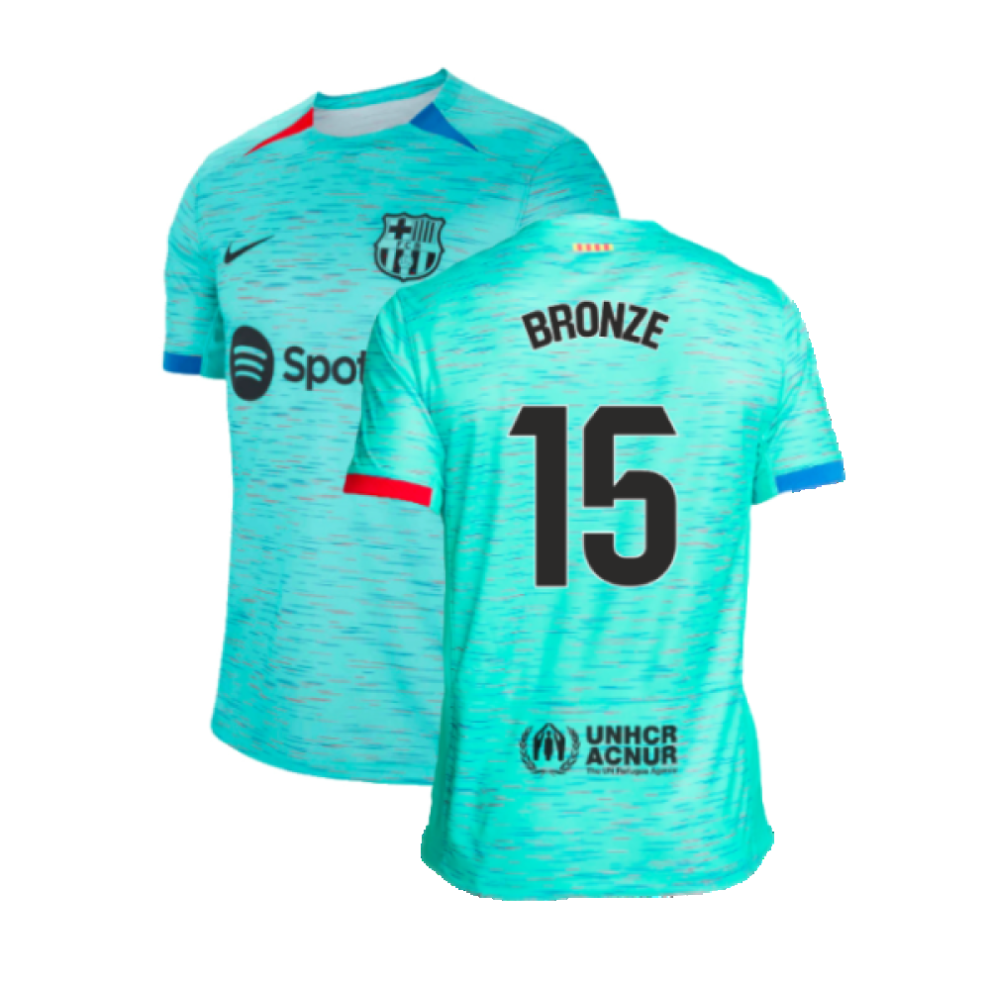 (L) 2023-2024 Barcelona Third Shirt (Bronze 15)