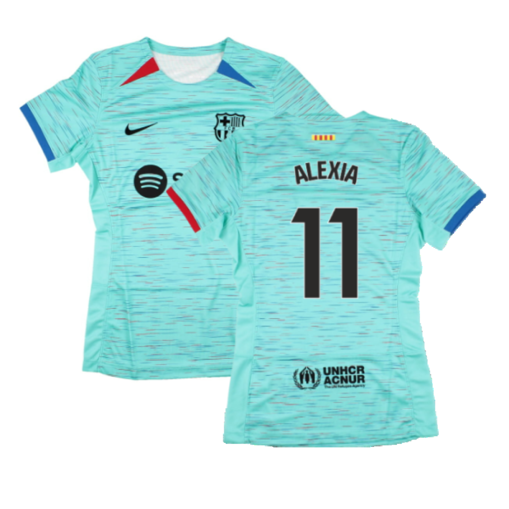 (S) 2023-2024 Barcelona Third Shirt (Womens) (Alexia 11)