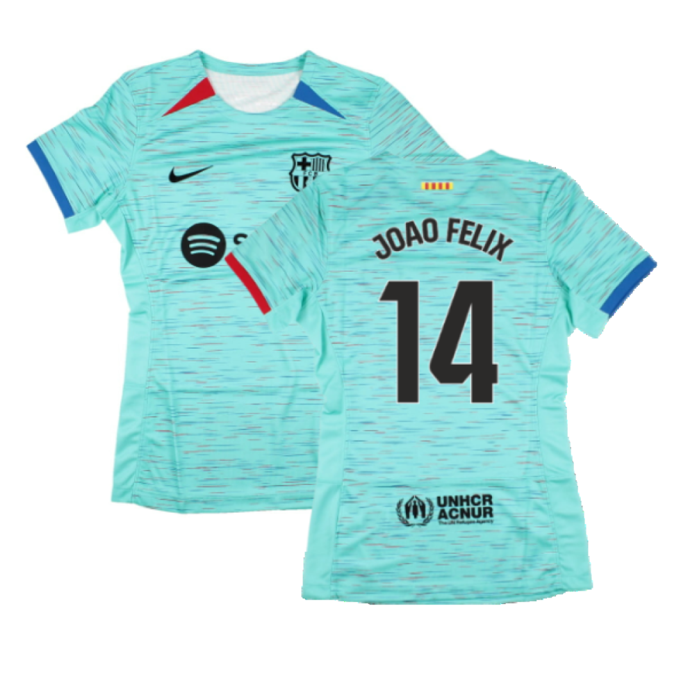 Nike (Womens Xxl) 2023-2024 Barcelona Third Shirt (Womens) (Joao Felix 14)