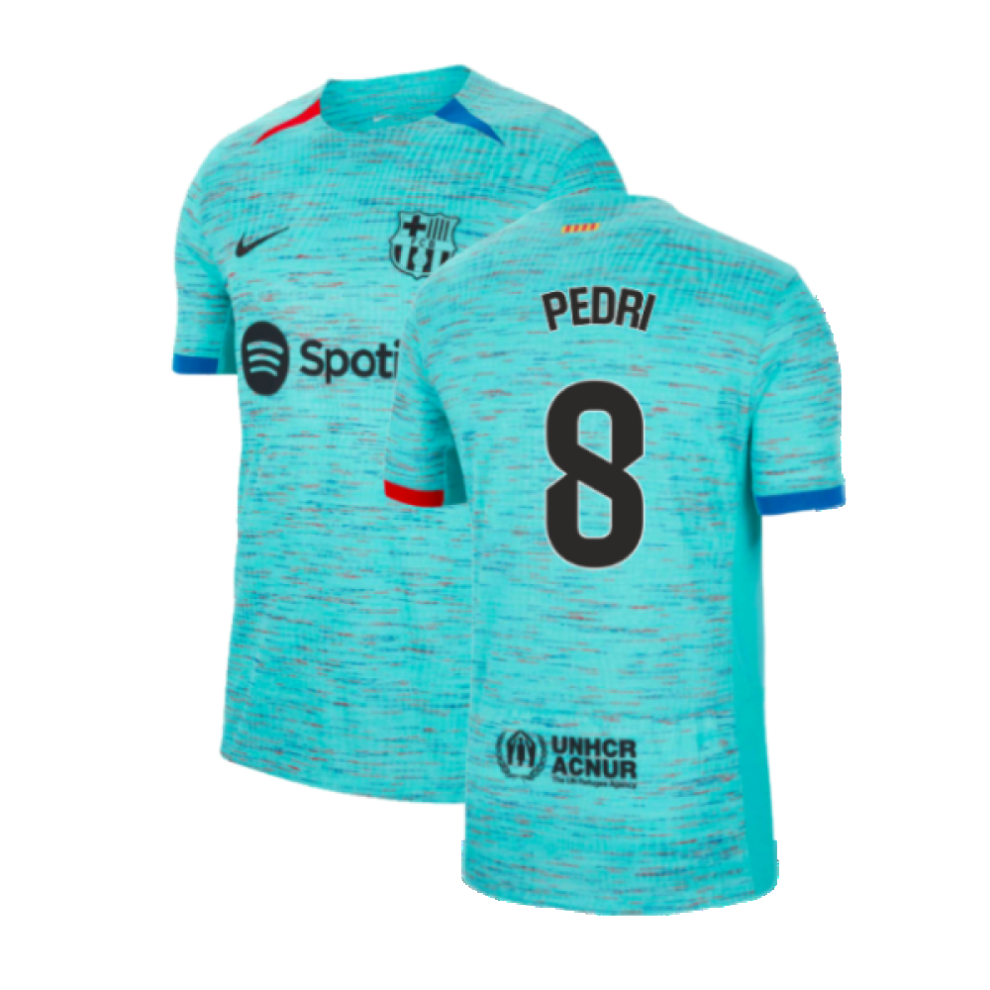 (XXL) 2023-2024 Barcelona Authentic Third Shirt (Pedri 8)