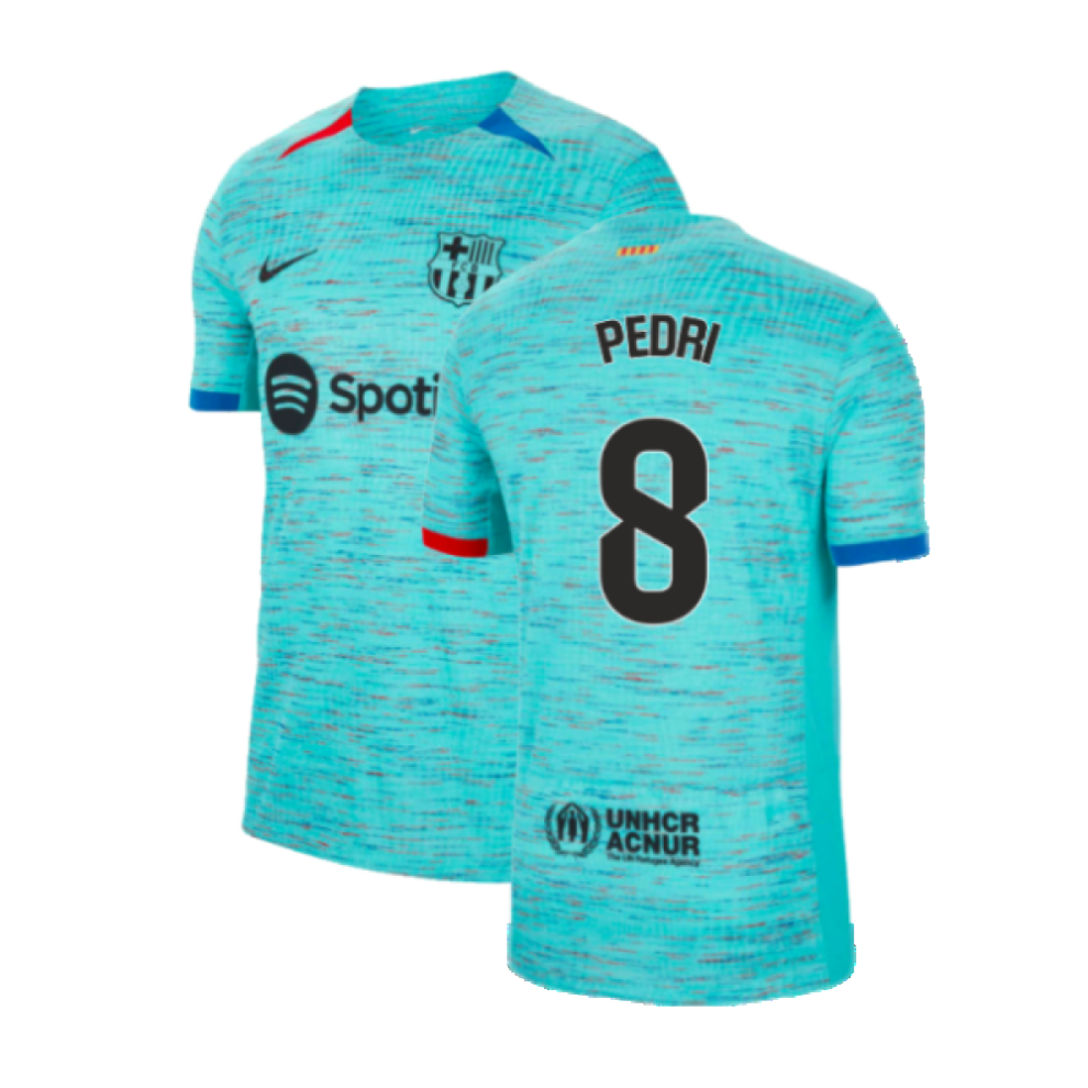 Nike (S) 2023-2024 Barcelona Authentic Third Shirt (Pedri 8)