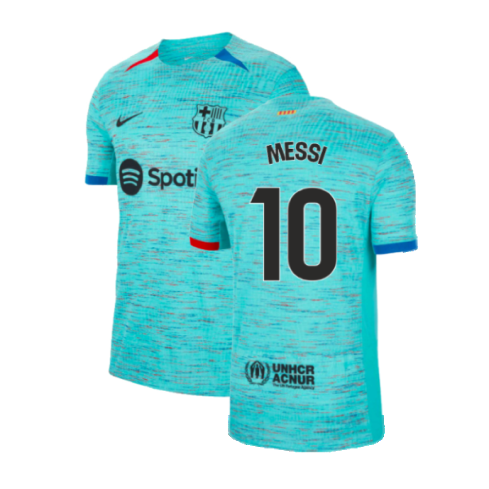Nike (S) 2023-2024 Barcelona Authentic Third Shirt (Messi 10)