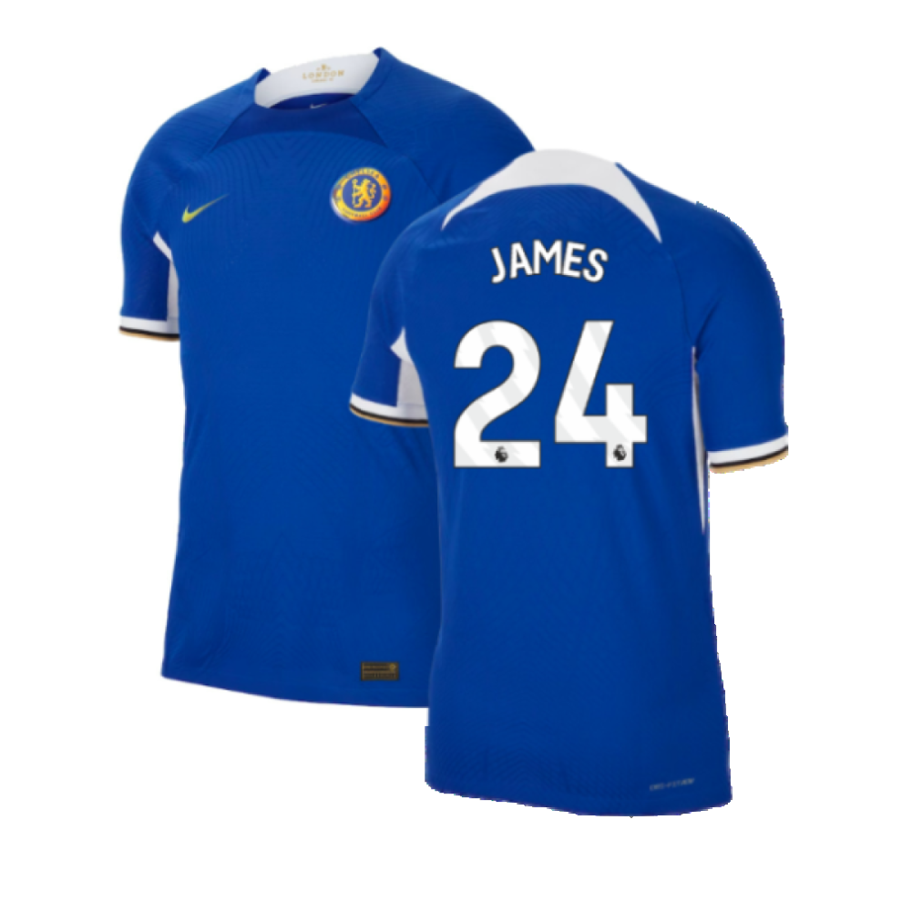 (S) 2023-2024 Chelsea Home Authentic Shirt (JAMES 24)