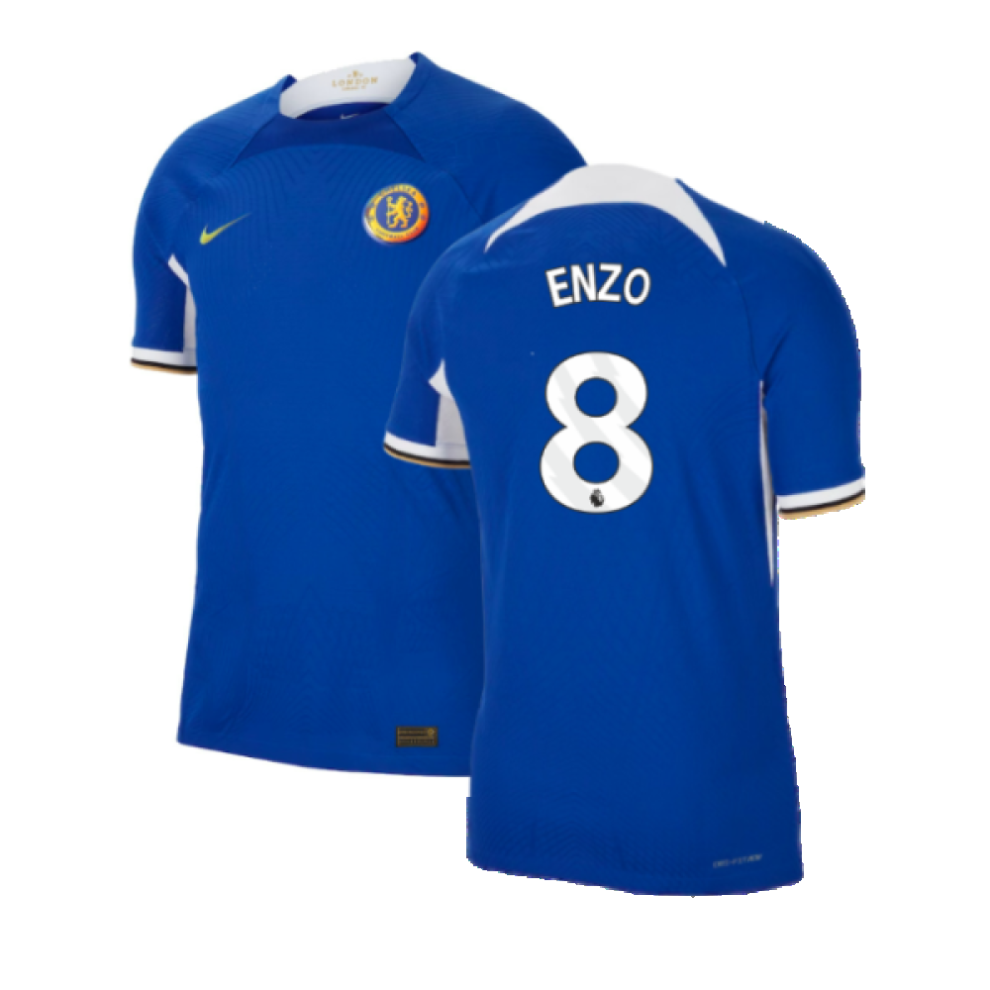 Nike (S) 2023-2024 Chelsea Home Authentic Shirt (Enzo 8)