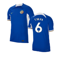 (3XL) 2023-2024 Chelsea Home Authentic Shirt (T.SILVA 6)