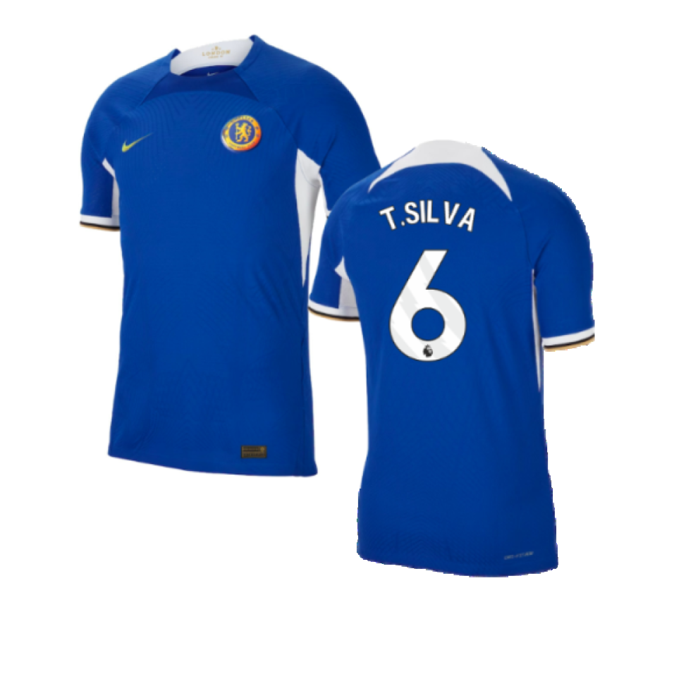 (XXL) 2023-2024 Chelsea Home Authentic Shirt (T.SILVA 6)