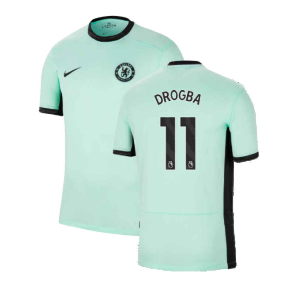 (3XL) 2023-2024 Chelsea Third Shirt (DROGBA 11)