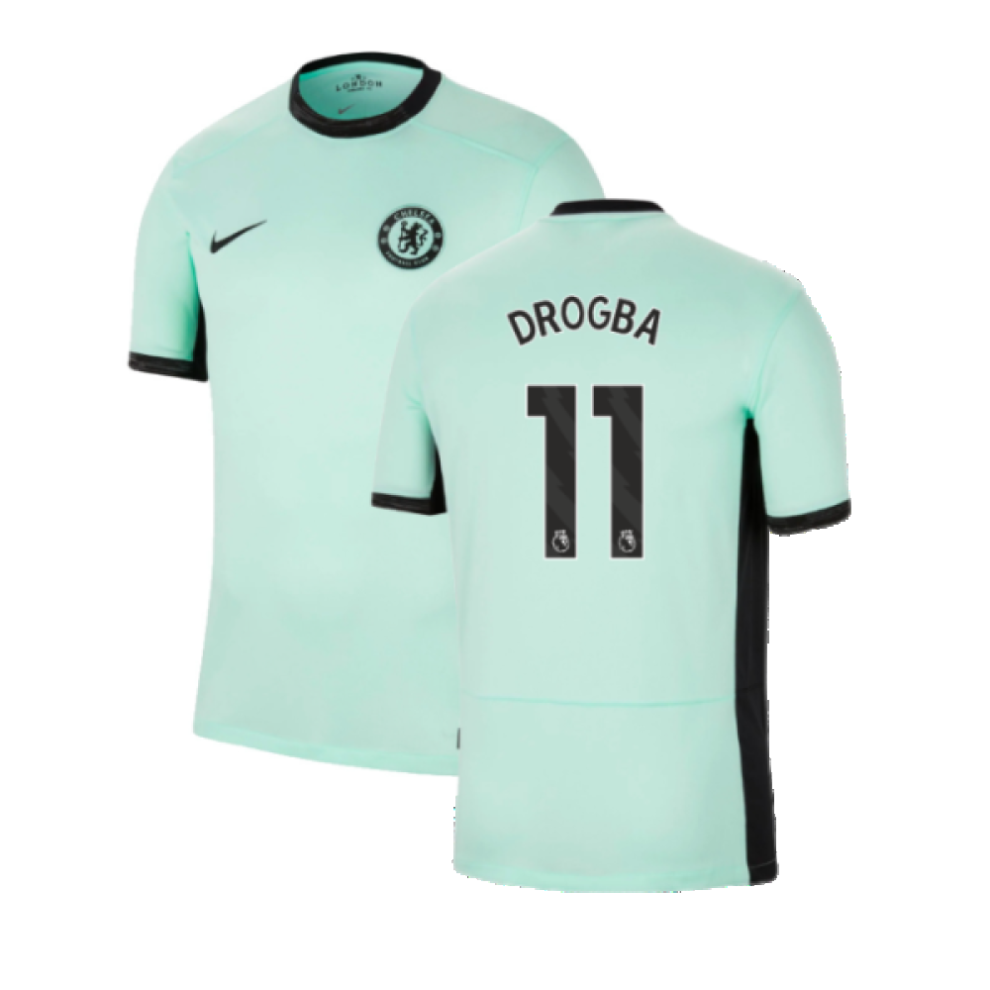 Nike (L) 2023-2024 Chelsea Third Shirt (Drogba 11)