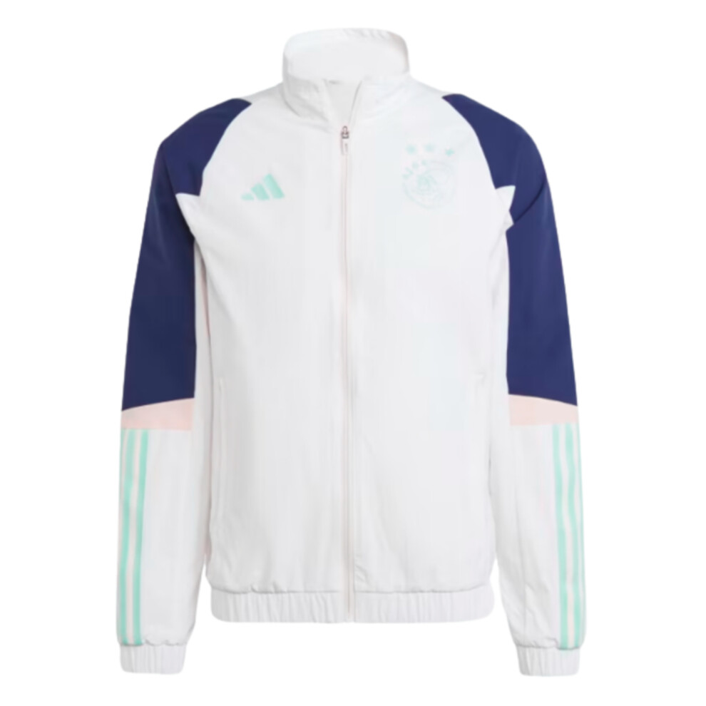 (XXL) 2023-2024 Ajax Presentation Jacket (White)