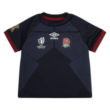(3-6 Months) England RWC 2023 Alternate Replica Rugby Baby Shirt