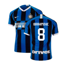 (S) 2019-2020 Inter Milan Home Shirt (Ibrahimovic 8)