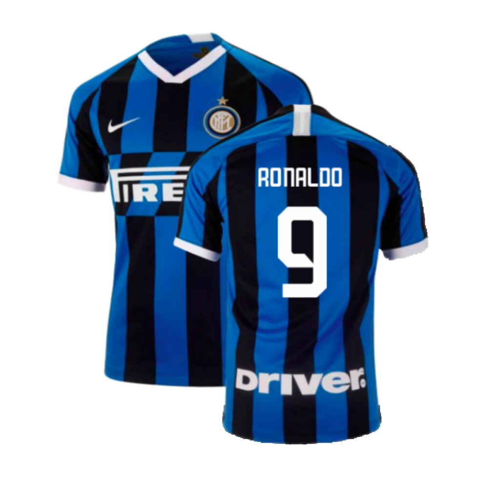 Nike (S) 2019-2020 Inter Milan Home Shirt (Ronaldo 9)