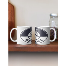 (Jena Germany Black and White Crest-7332) Coffee Mugs 11oz Motherhood Means I'd Die For You Ceramic Mug Cute Novelty Christmas Gifts