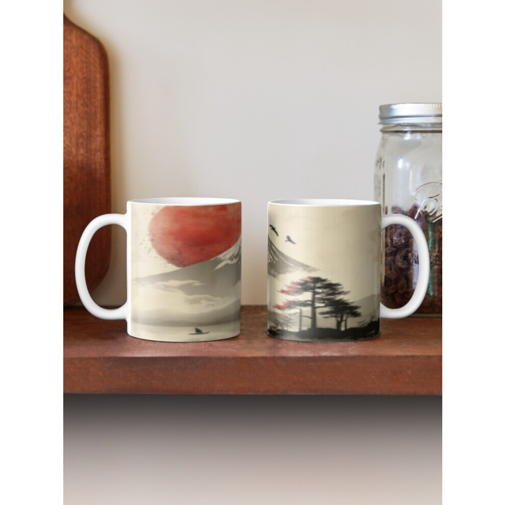 (Crane across the Water-8356) Coffee Mugs 11oz Melanie - Custom name on delicate black cursive font Ceramic Mug Cute Novelty Christmas Gifts-image-OPC-PFZ5CW9-NEW