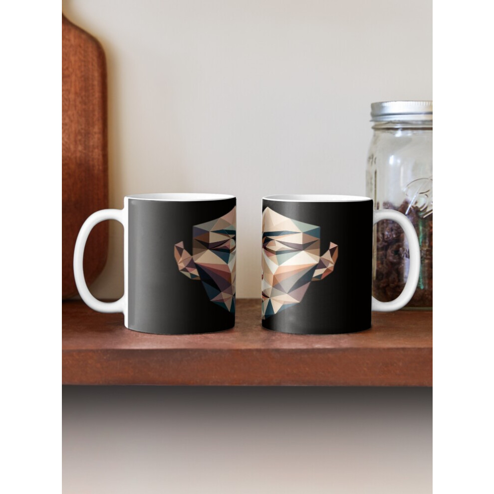 (Abstract Polygonal Face-2024) Coffee Mugs 11oz The Loud House Ceramic Mug Cute Novelty Christmas Gifts-image-OPC-PFZ5DHS-NEW