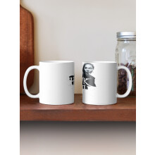 (Black and White Woman with the Inscription Hawk Tuah.-5811) Coffee Mugs 11oz John Cena Peacemaker Ceramic Mug Cute Novelty Christmas Gifts
