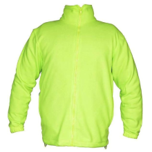 (S, Florescent-high Viz) Unisex Full-Zip Micro Fleece Jacket deal for Casual Work, Cycling, Sports & Leisure
