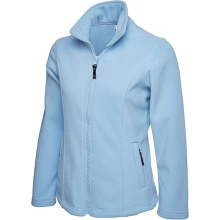 (XXL, Sky Blue) Unisex Full-Zip Micro Fleece Jacket deal for Casual Work, Cycling, Sports & Leisure