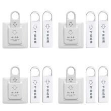 4X Interruttore per scheda magnetica per hotel di alta qualit? Interruttore per risparmio energetico Inserto chiave per alimentazione con 12 schede