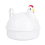 Microwave 4 Eggs Boiler Cooker Poacher Boiled Chicken Shaped Kitchen Cooking Tool 3
