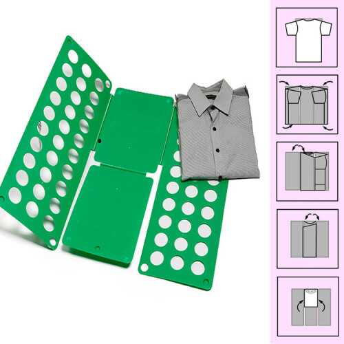 Magic Easy Speed Folder Clothes Pants Towel Folding Flip Fold Board 1