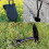 Multifunction Gardening Collapsible Shovel Folding Shovel Yard Tool 3