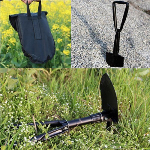 Multifunction Gardening Collapsible Shovel Folding Shovel Yard Tool 2
