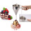 Stainless Steel Funnel Octopus Balls Tools With Rack 1