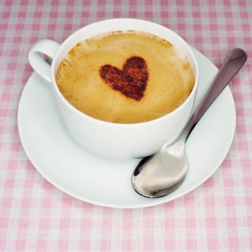 16Pcs Cappuccino Latte Art Coffee Stencils Duster Cake Icing Spray 1