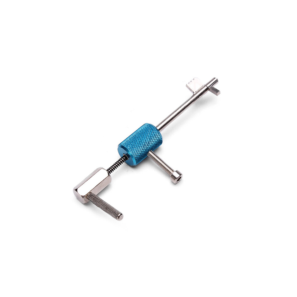 Daniu Civil Lock Quick Forced Open Lock Picks Locksmith Tool Silver + Blue 6908268973033