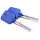DANIU 5pcs Lock Repairing Tools Locksmith Try-Out Keys Set for Cross Lock 4