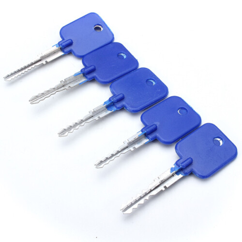 DANIU 5pcs Lock Repairing Tools Locksmith Try-Out Keys Set for Cross Lock 2