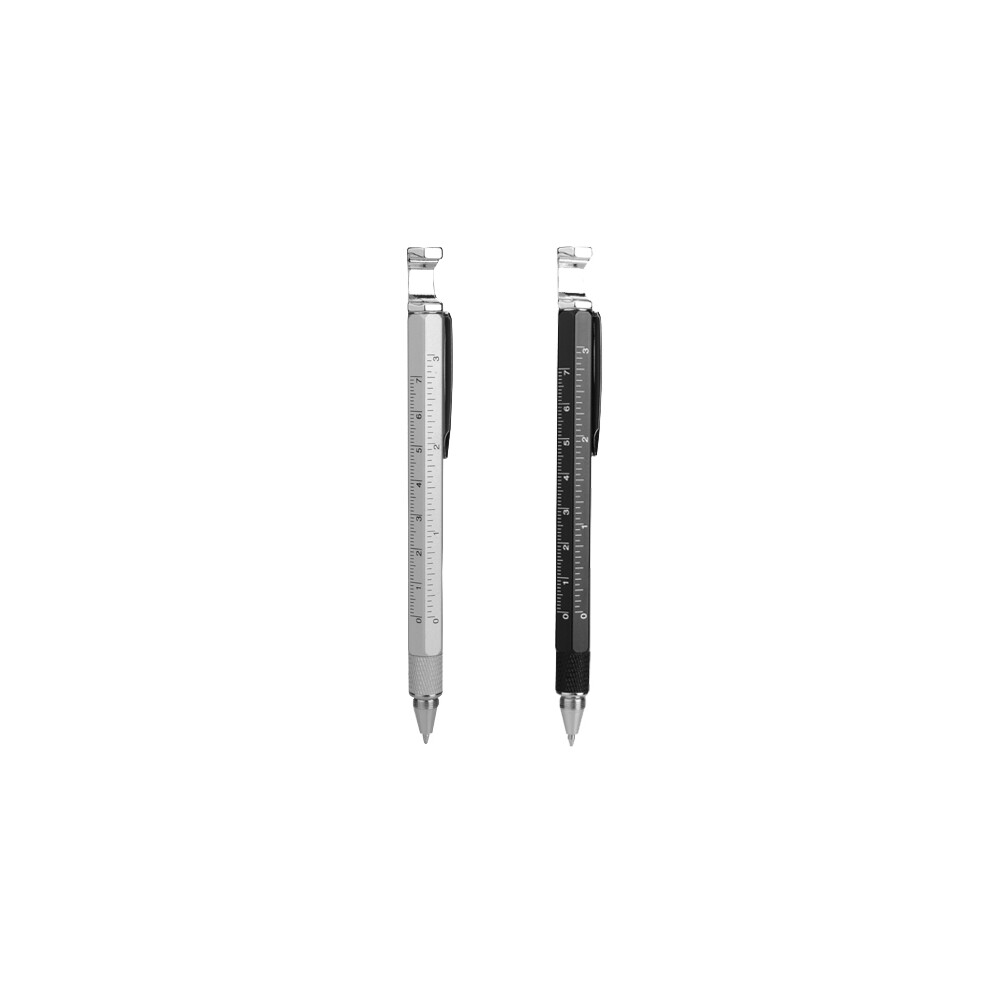 8 In 1 Metal Multitool Pen Handy Screwdriver Ruler Capacitance Opener 9104650275427
