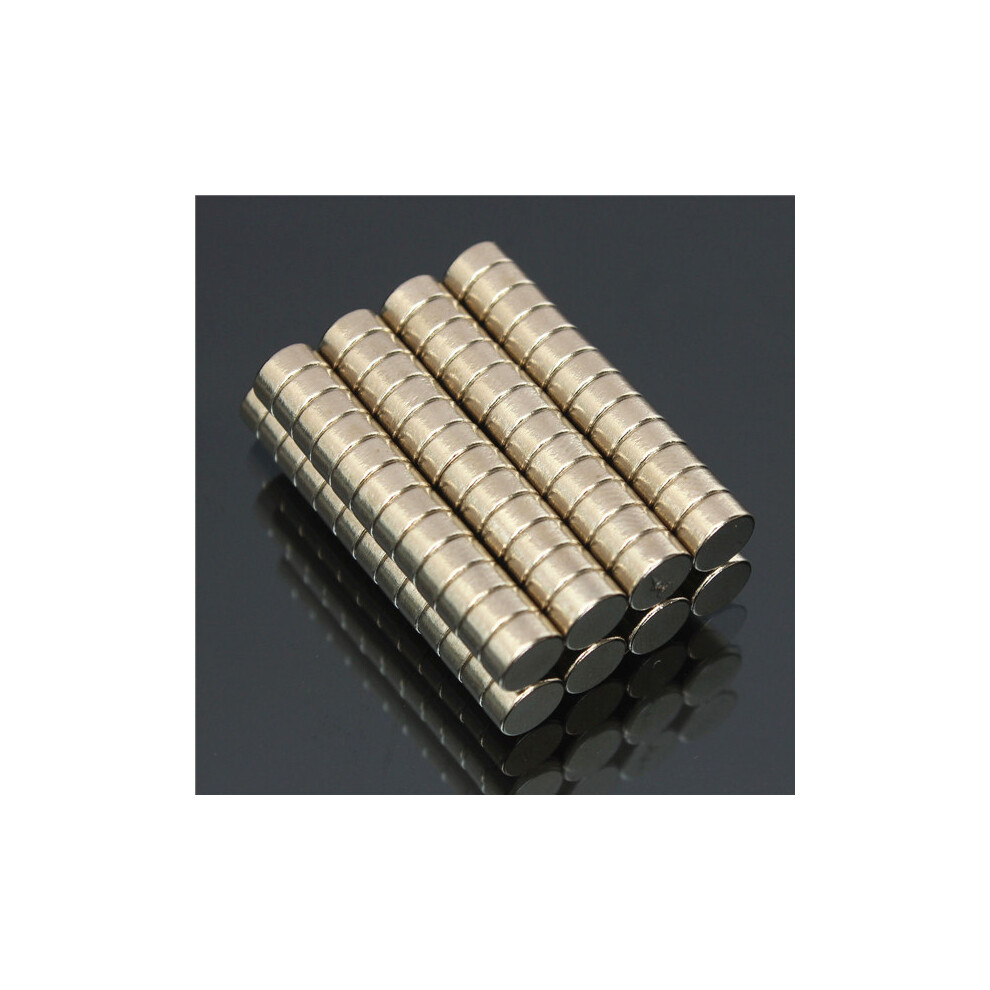 100Pcs N50 Super Strong Disc Magnets 6Mm X 3Mm Rare Earth Neodymium Magnets 731943133042