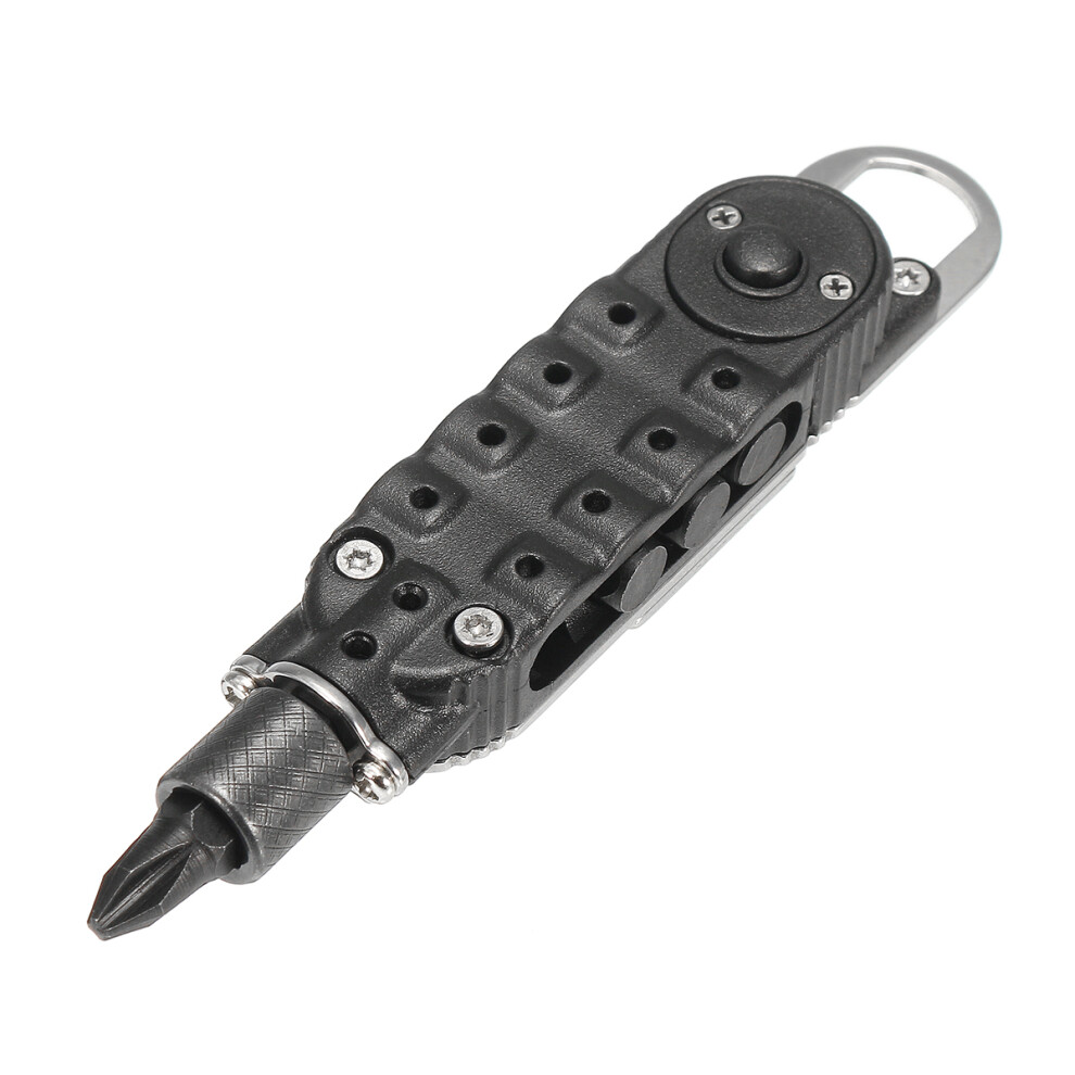 Edc Multifunctional Climbing Carabiner Paracord Buckle Screwdriver Flashlight Wrench Tool 6908205102427