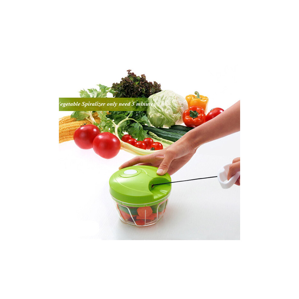 Vegetable Food Chopper Hand Speedy Veggie Meat Chopper Shredder Slicer Cutter