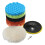 Drillpro 7pcs 3/5/6/7 Inch Sponge Polishing Waxing Buffing Pads Kit for Car polisher 9