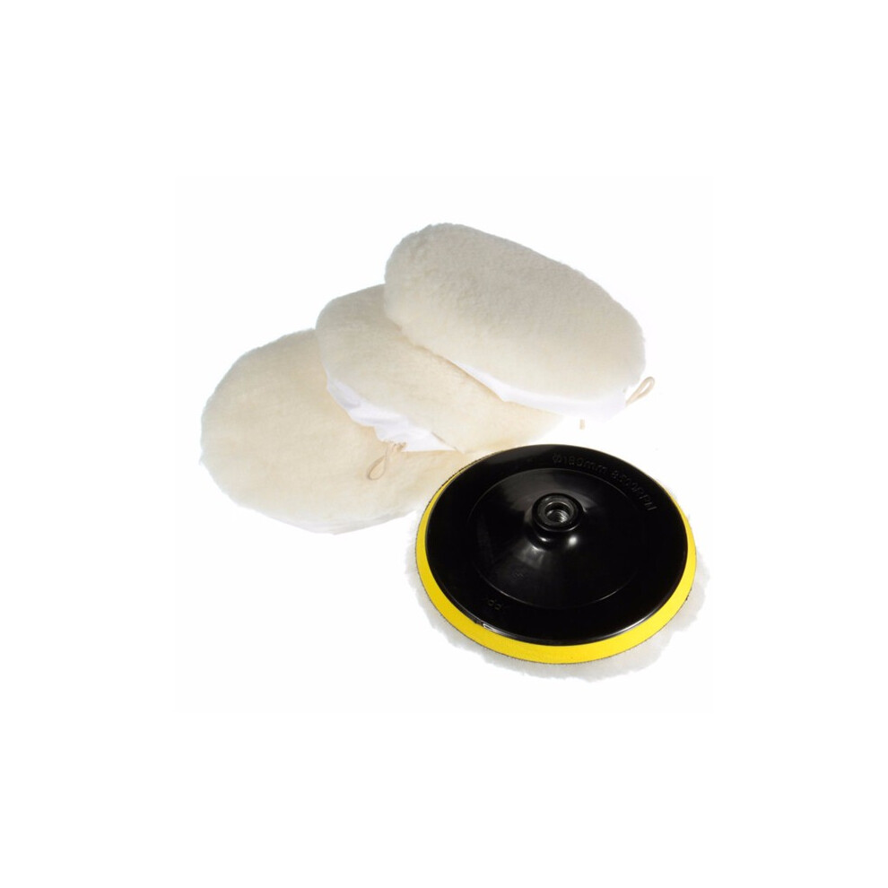 7 Inch Polisher Buffer Soft Wool Bonnet Pad Polishing Buffing Wheel 339555928133
