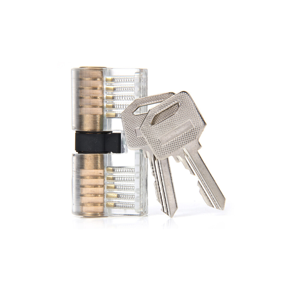 Daniu 5Pins Flat Lock Pick Practice Padlock Crescent Lock Pick Practice Padlock Training Tool For Locksmith 6908208306822