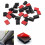 50pcs Auto Wire Data Cable Tie Cable Tie Clips Fixed Wires Mount Adhesive 7